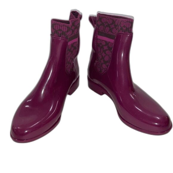 Coach Rain Boots - Size 8 - Picture 3 of 6